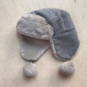 BabyGap glitter trapper hat